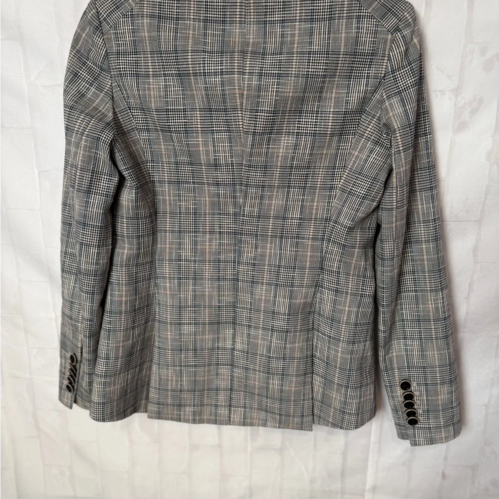 Veronica Beard GIA Dickey Jacket / Blazer  - Grey/Navy Plaid – Women’s Size 2 - Picture 11 of 11